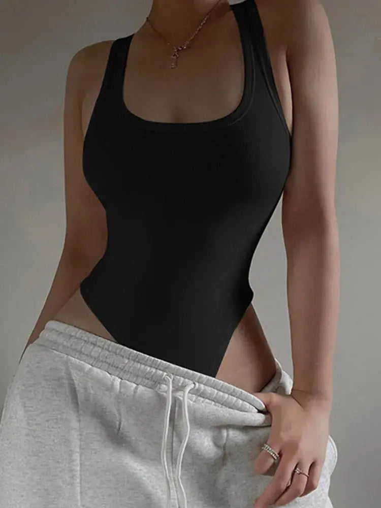 Summer Bodycon Top - Black & Elva