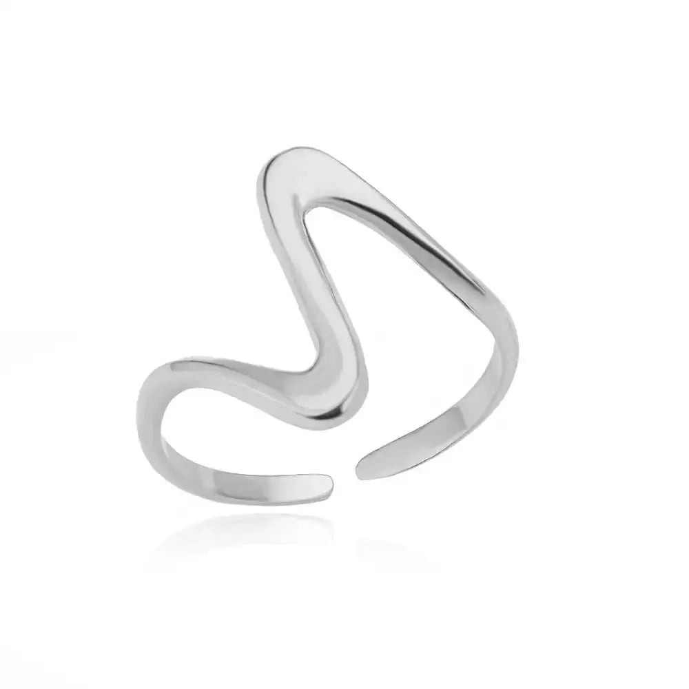 Gold Stainless Steel Rings - Black & Elva