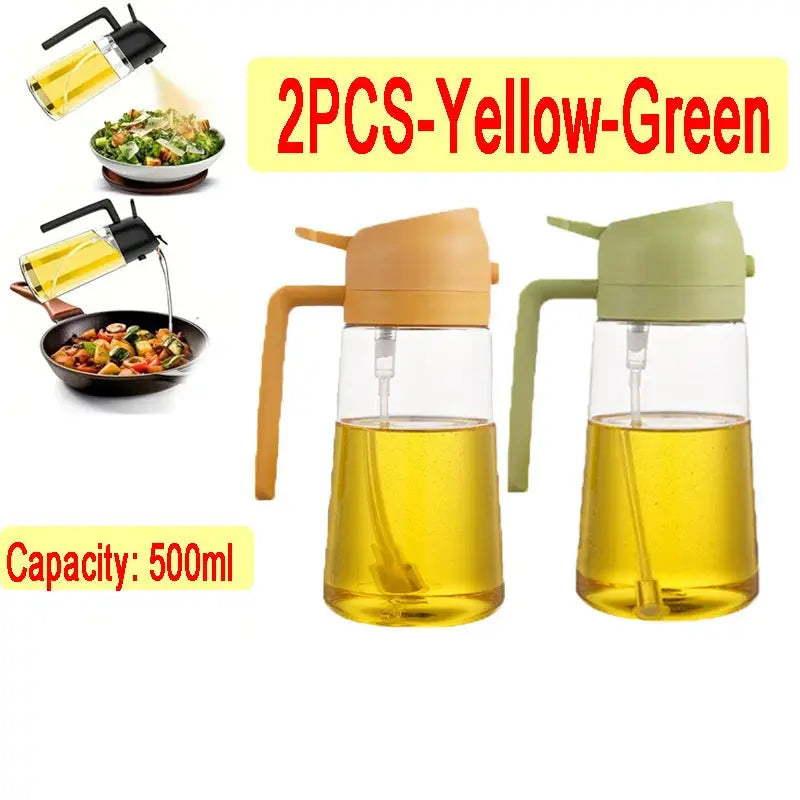 Oil Sprayer Dispenser Bottle - Black & Elva
