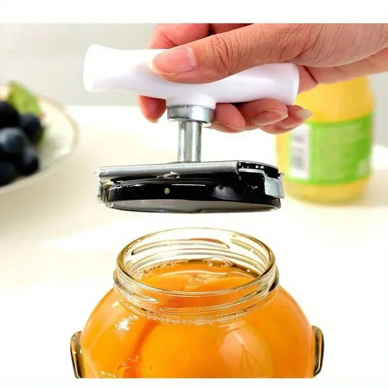 Stainless Steel Jar Opener - Black & Elva