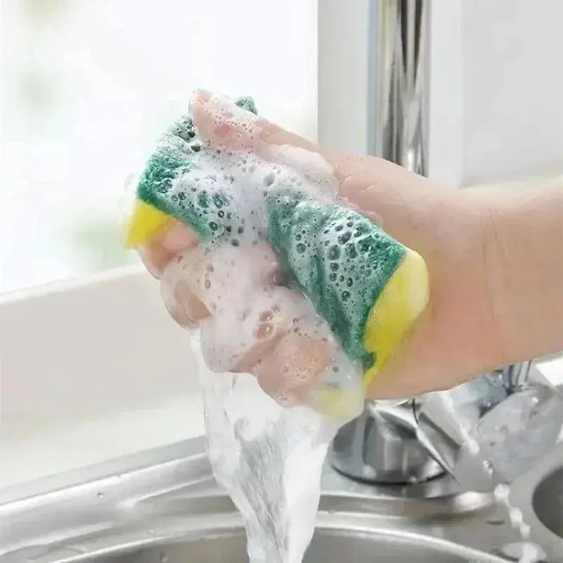 Double-Sided Magic Cleaning Sponge - Black & Elva