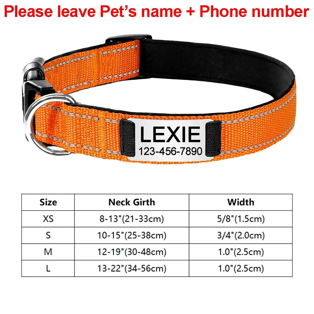 Custom Dog Collar - Black & Elva