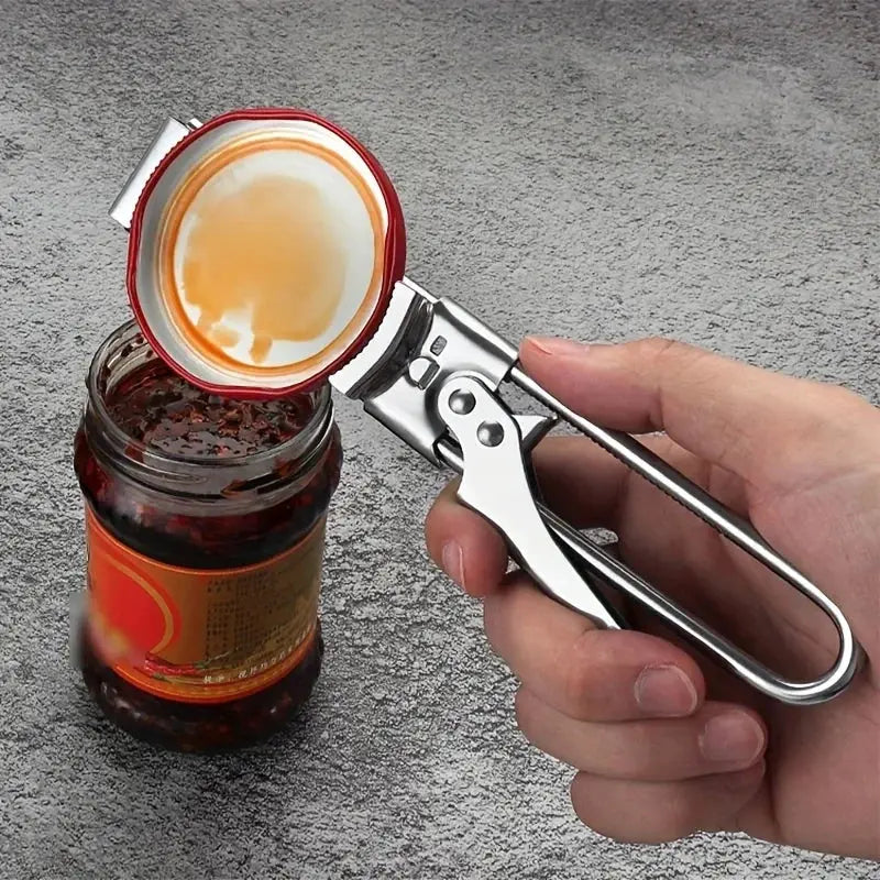 Adjustable Stainless Steel Bottle Opener - Black & Elva