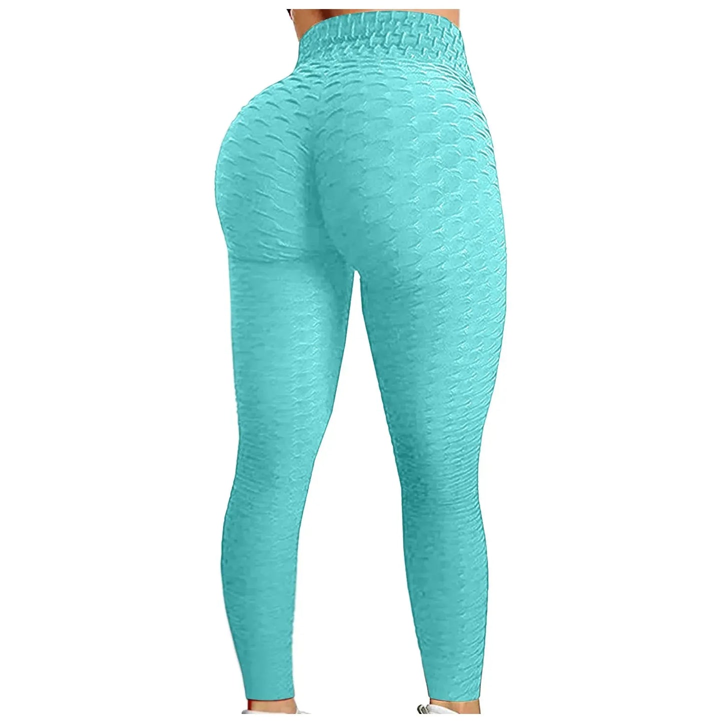 Flared High Waist Leggings - Black & Elva