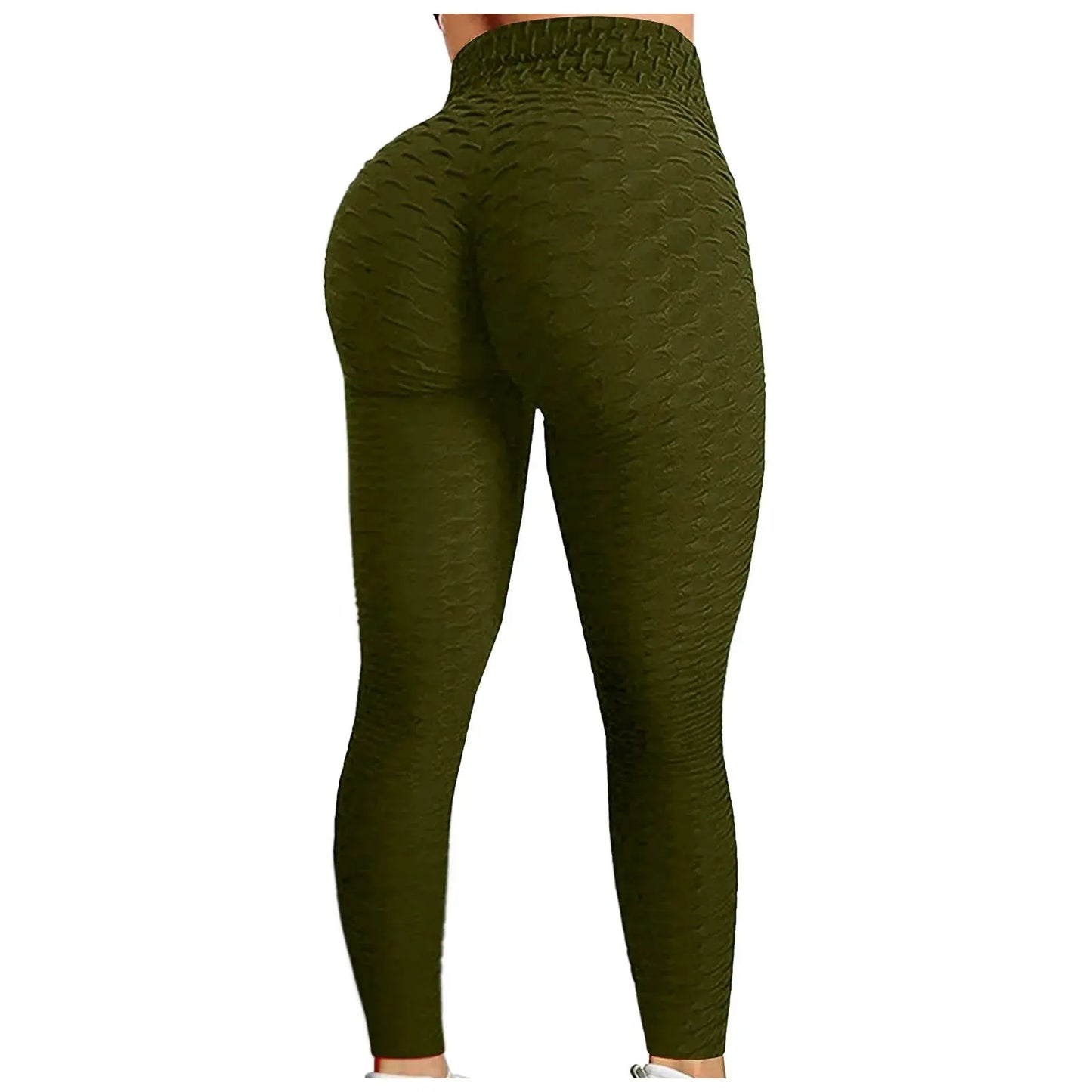 Flared High Waist Leggings - Black & Elva