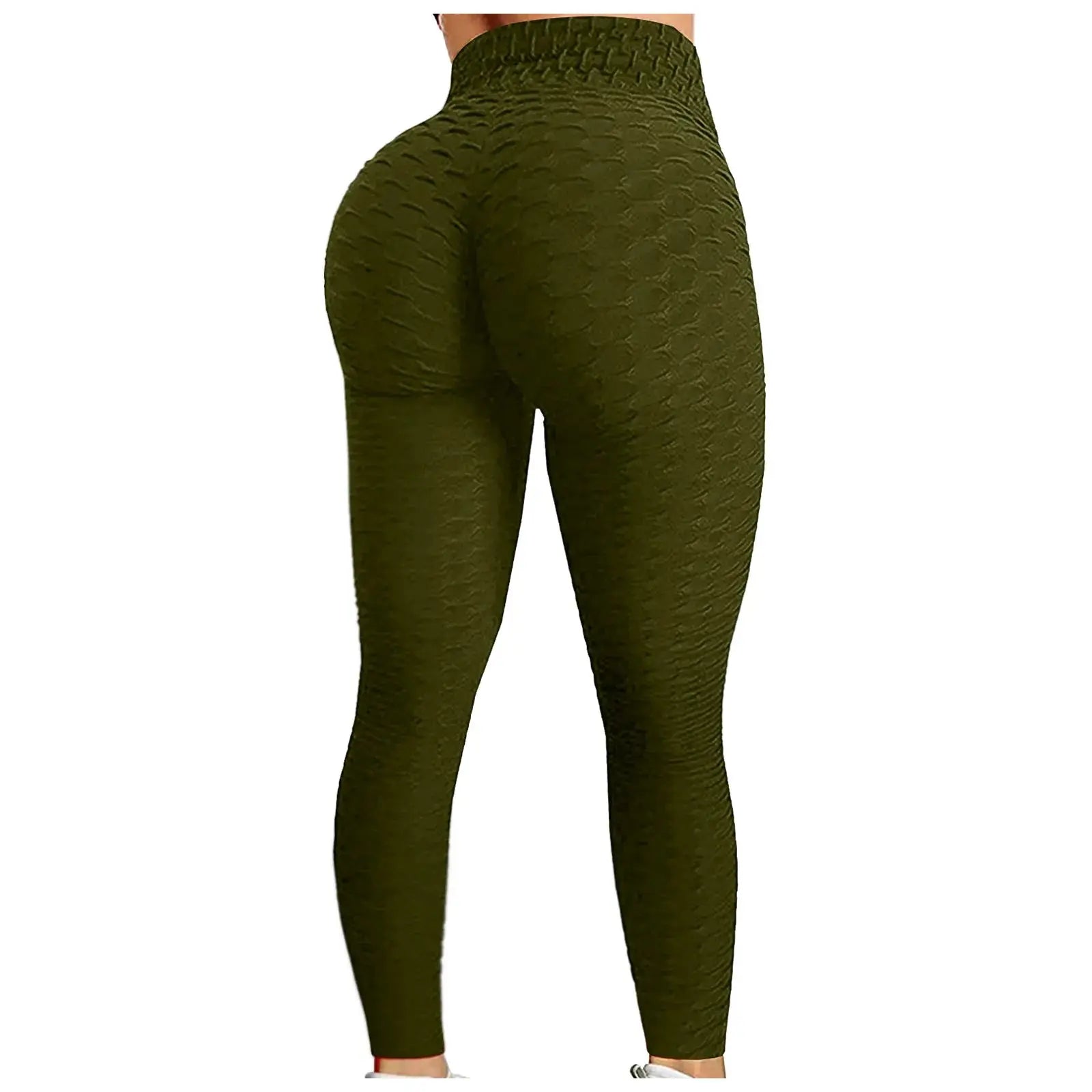 Flared High Waist Leggings - Black & Elva
