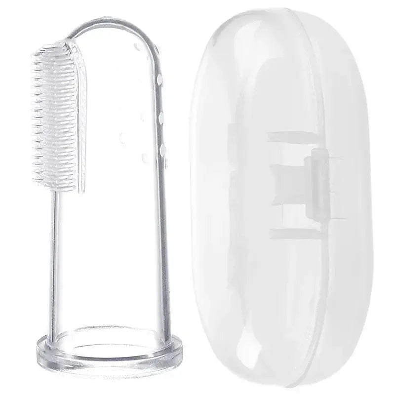 Finger Toothbrush for Dogs - Black & Elva