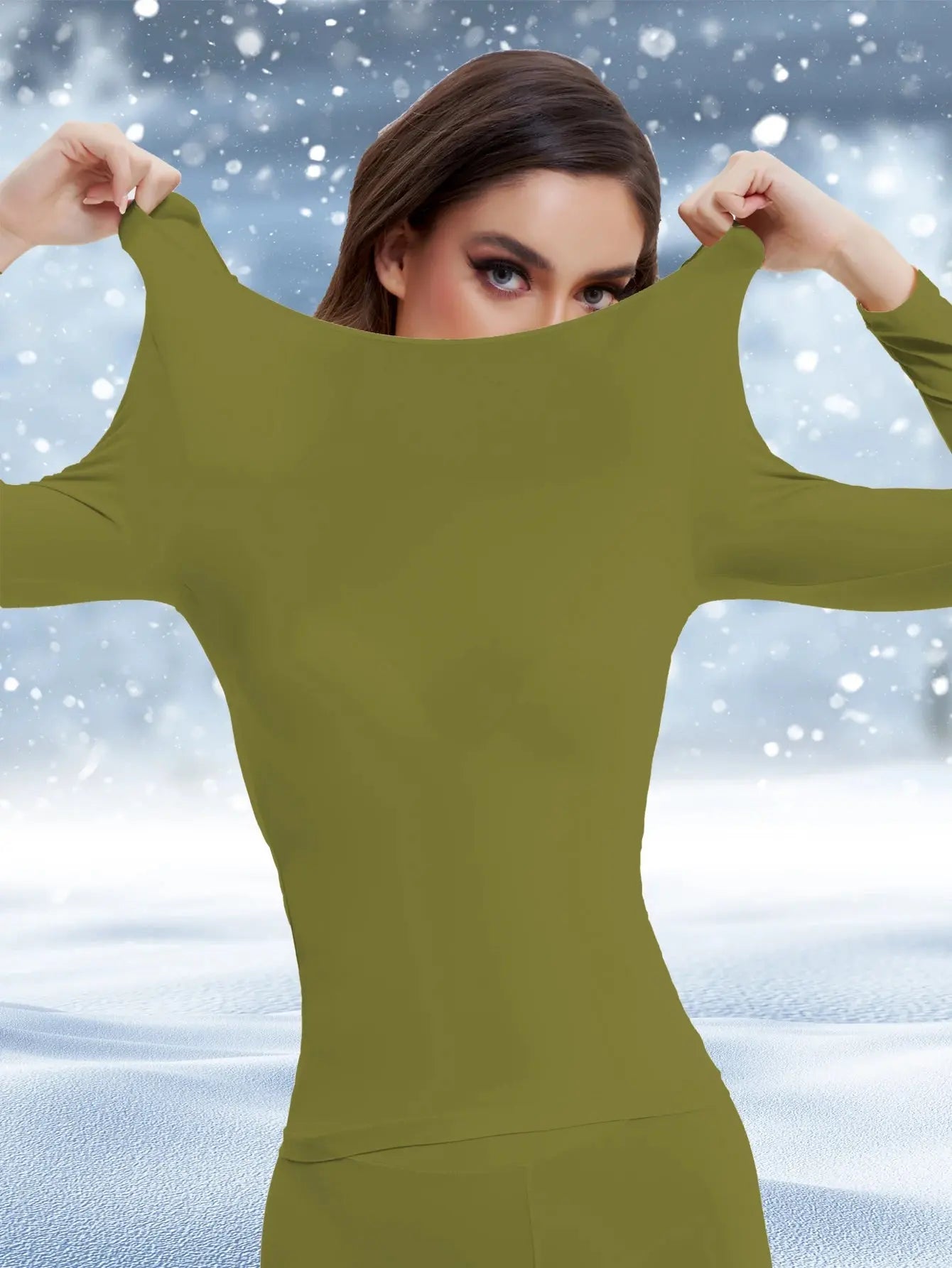 Women's Thermal Base Layer - Black & Elva
