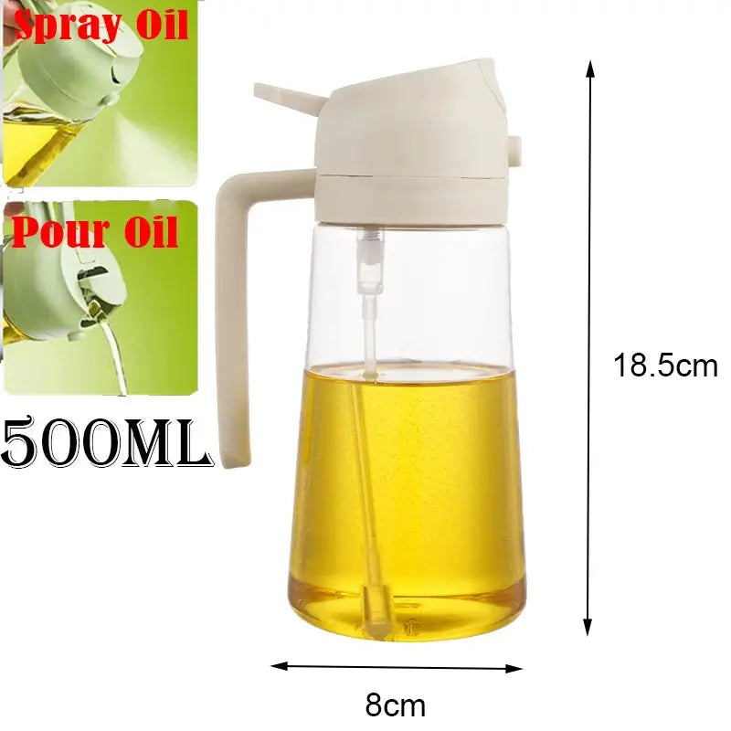 Oil Sprayer Dispenser Bottle - Black & Elva
