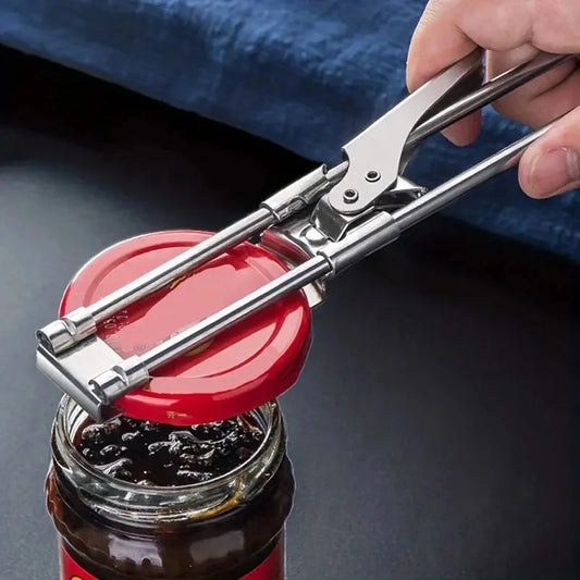 Adjustable Stainless Steel Bottle Opener - Black & Elva