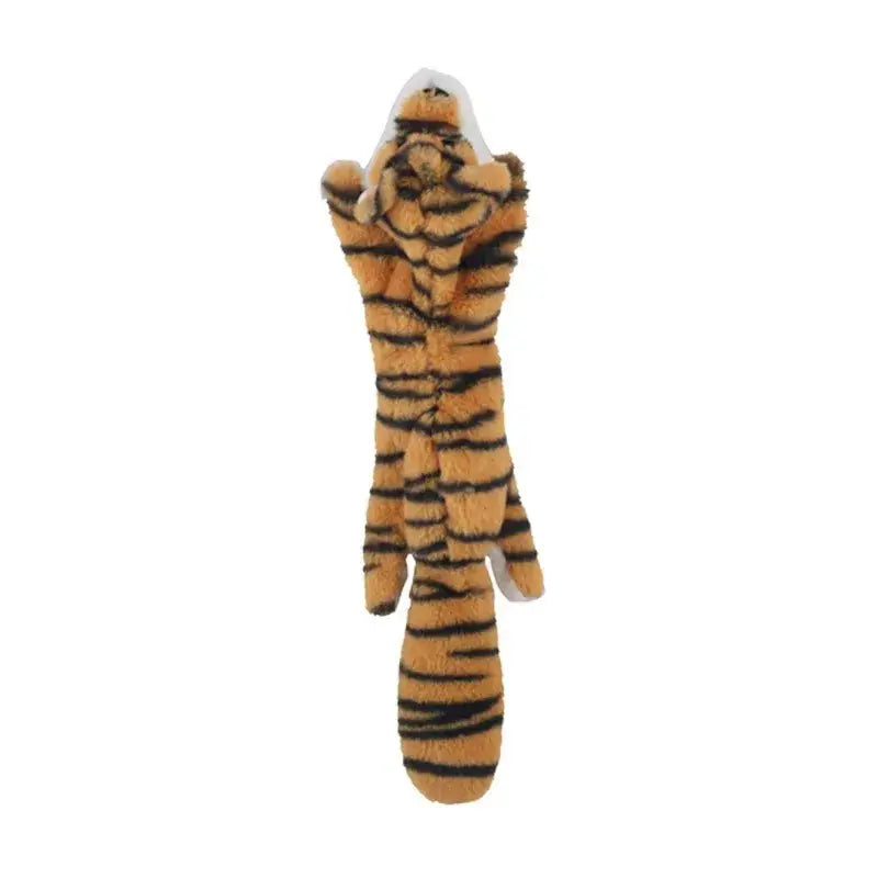 Stuffingless Squeaky Dog Toy - Black & Elva