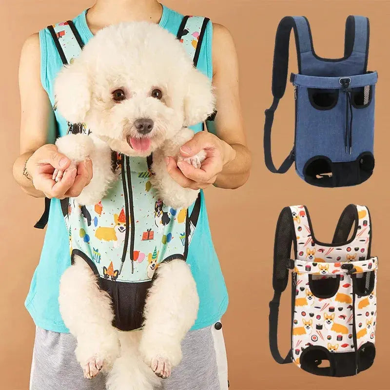 Pet Backpack - Black & Elva