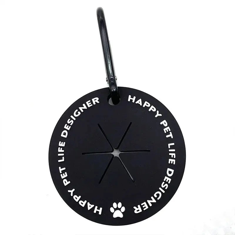 Dog Poop Bag Clip - Black & Elva