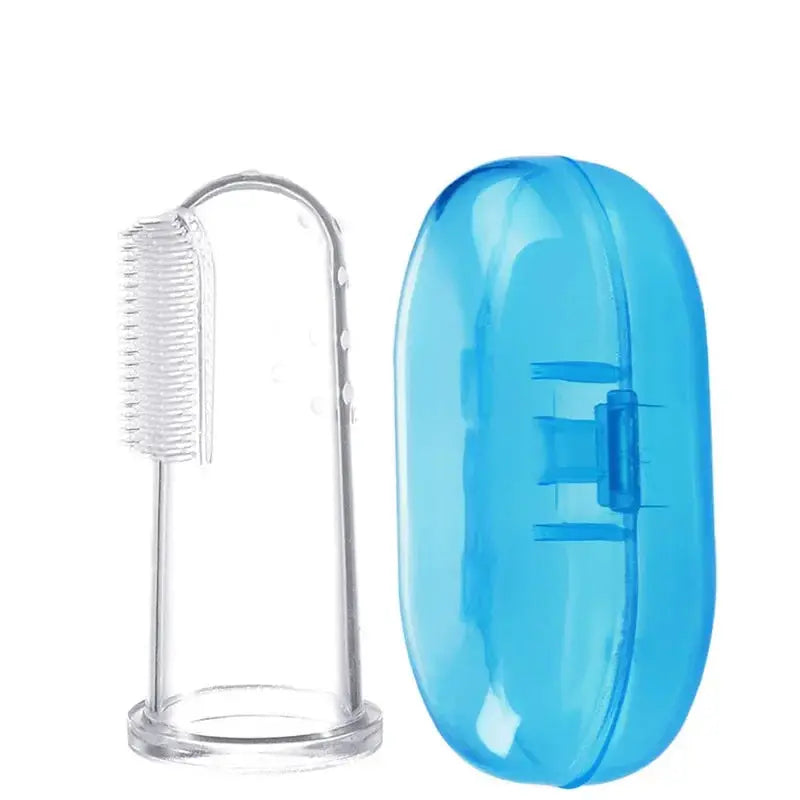 Finger Toothbrush for Dogs - Black & Elva