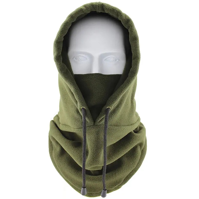 Winter Fleece Neck Warmer - Black & Elva