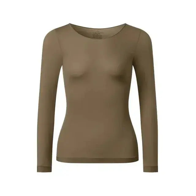 Women Thermal Shirt Pullover - Black & Elva