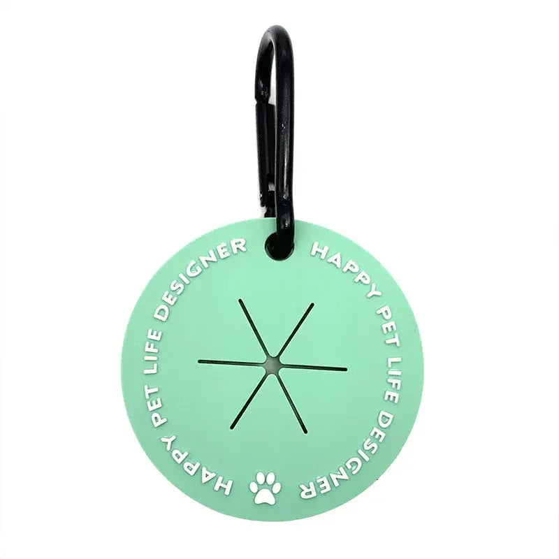 Dog Poop Bag Clip - Black & Elva