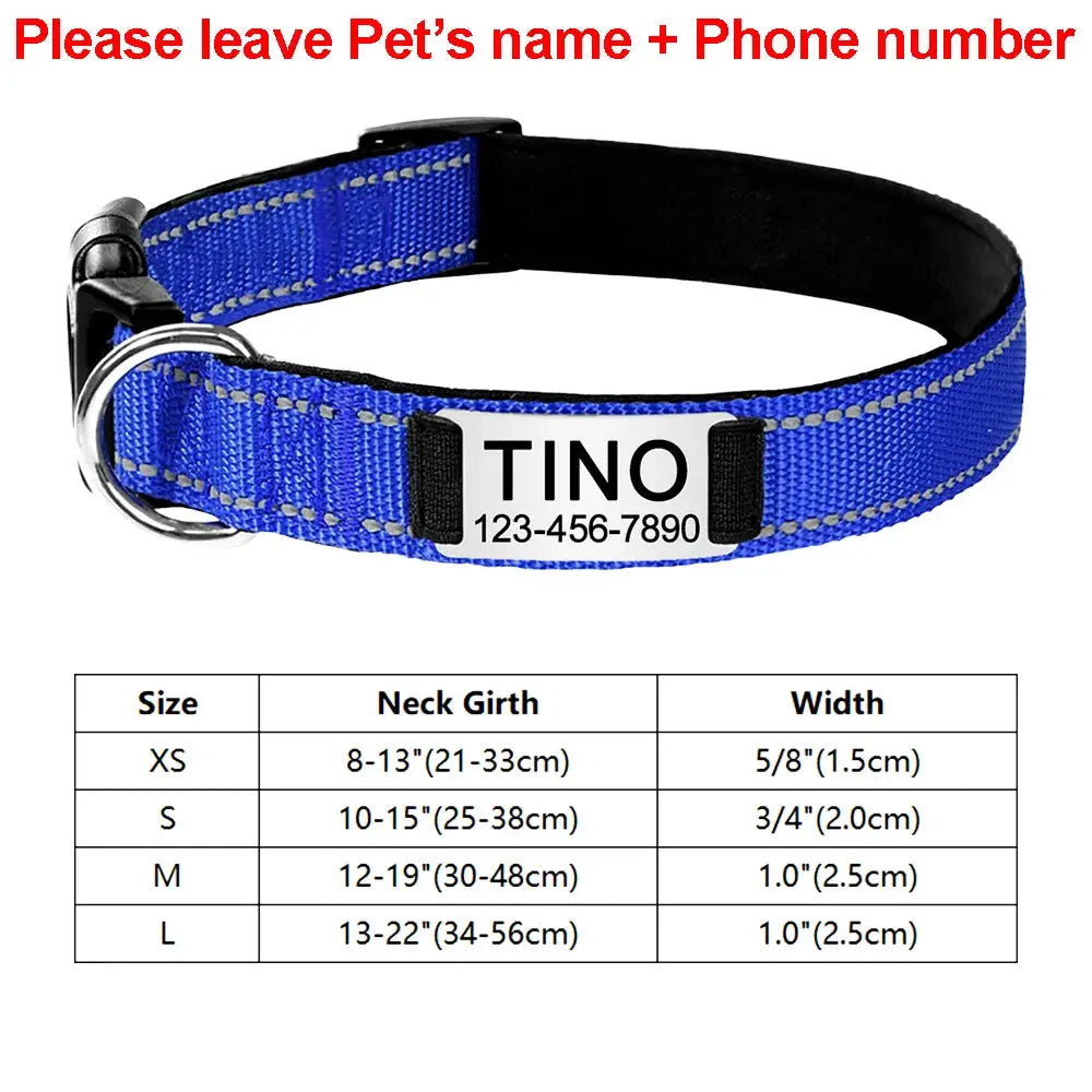 Custom Dog Collar - Black & Elva