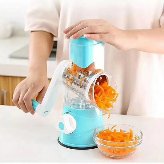 Manual Vegetable Slicer Grater Cutter - Black & Elva