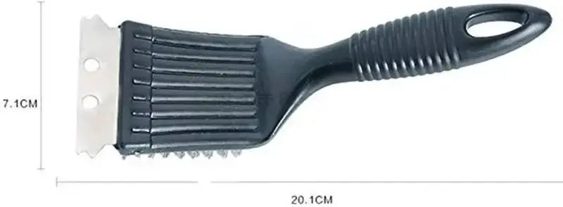 BBQ Grill Cleaning Brush - Black & Elva