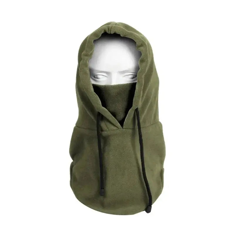 Winter Fleece Neck Warmer - Black & Elva