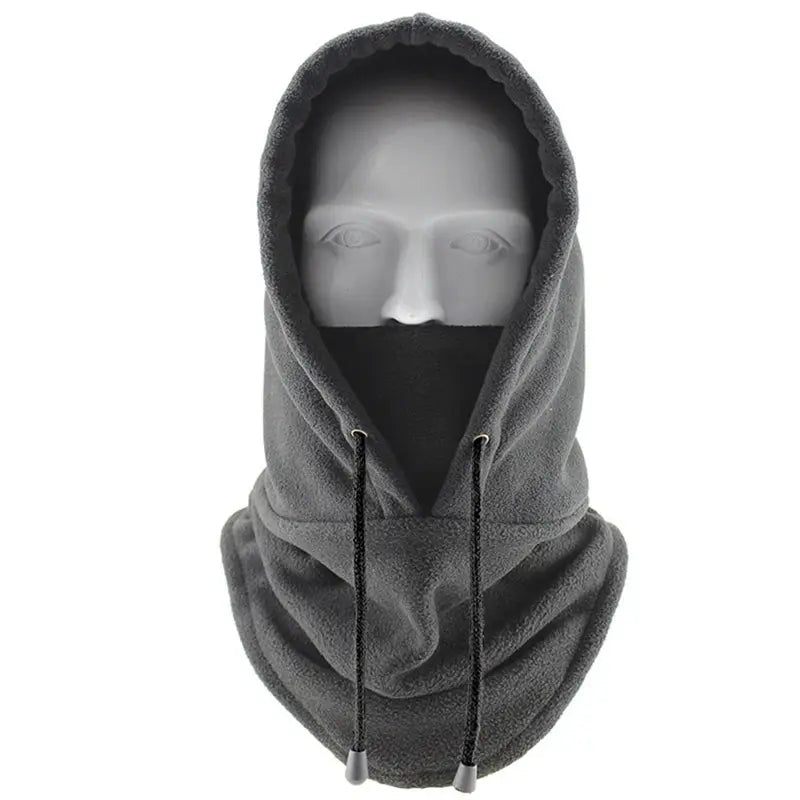 Winter Fleece Neck Warmer - Black & Elva