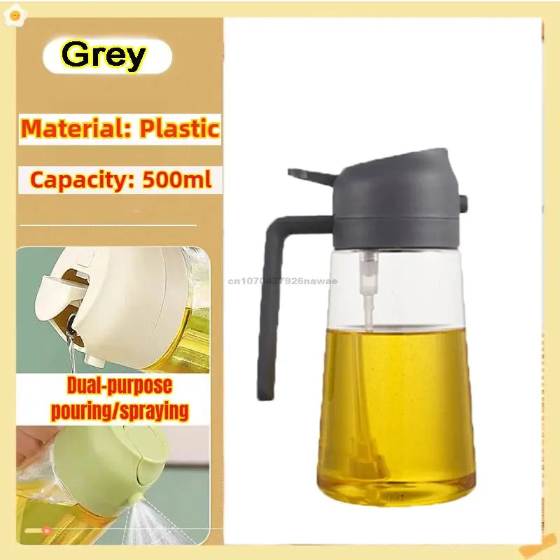 2in1 Oil Spray Bottle - Black & Elva