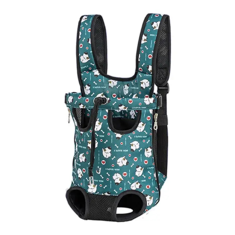 Pet Backpack - Black & Elva