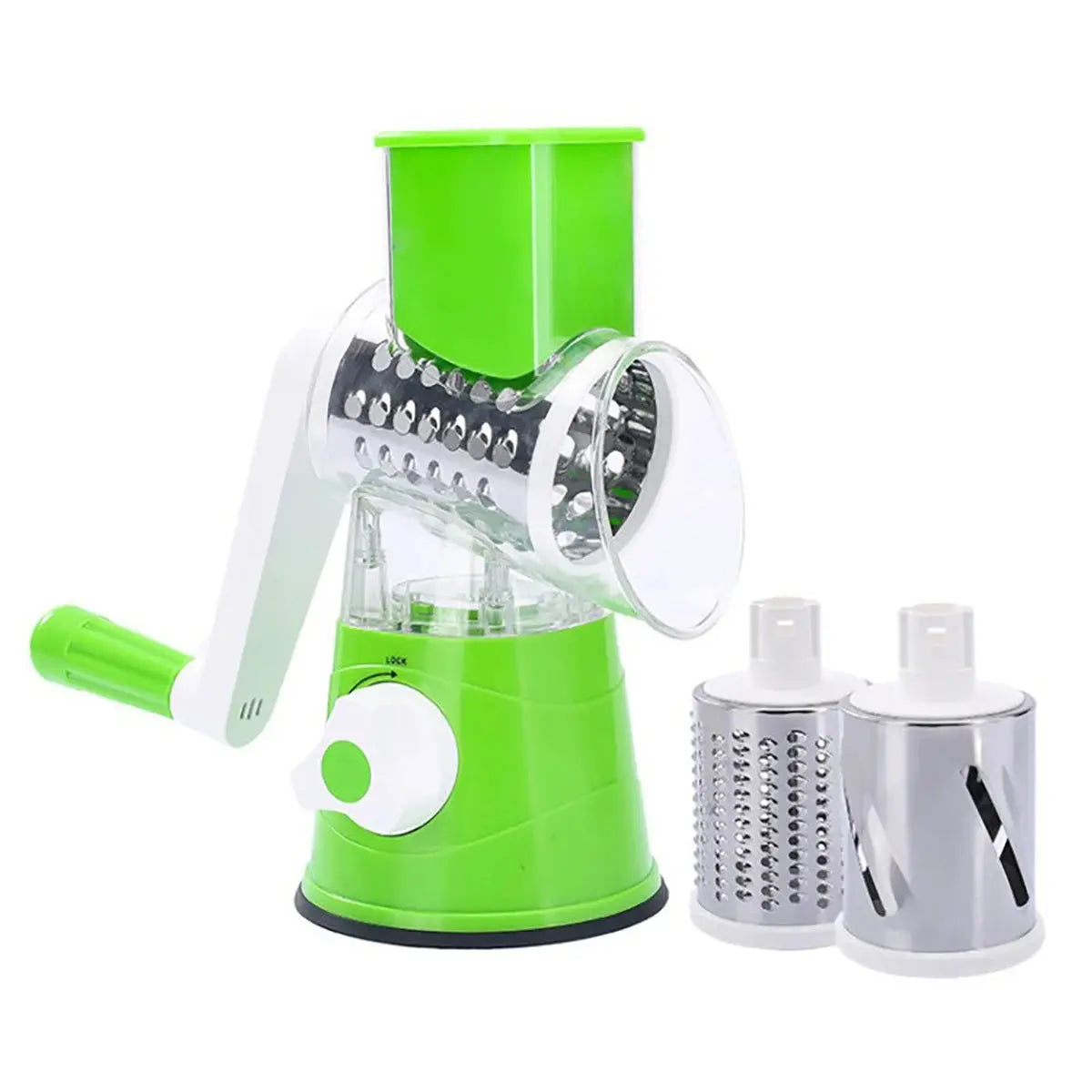 Manual Vegetable Slicer Grater Cutter - Black & Elva