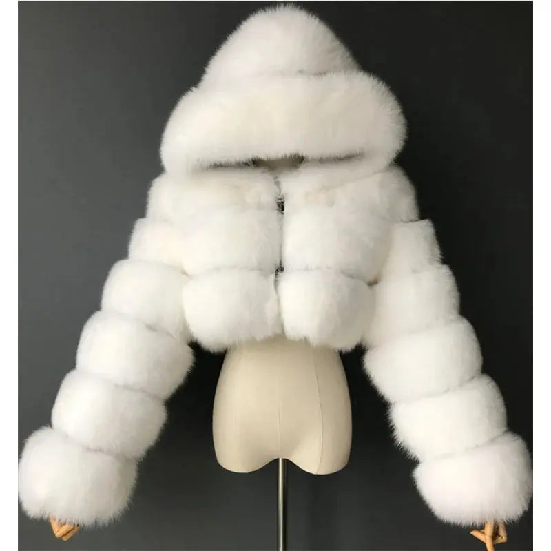 Cozy Fluffy Faux Fur - Black & Elva