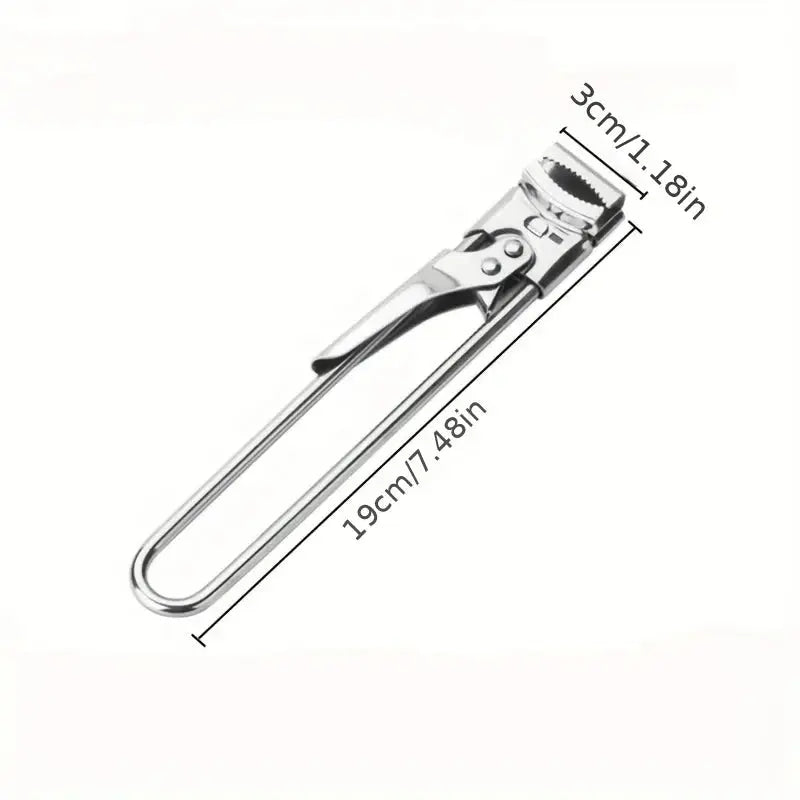 Adjustable Stainless Steel Bottle Opener - Black & Elva