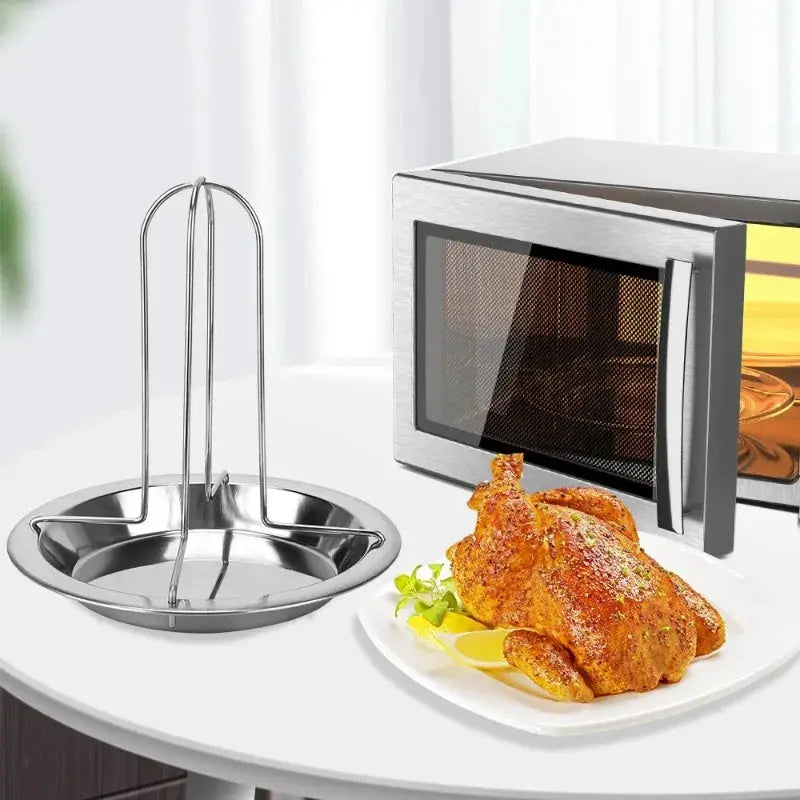 Grill Chicken Roasting Rack - Black & Elva