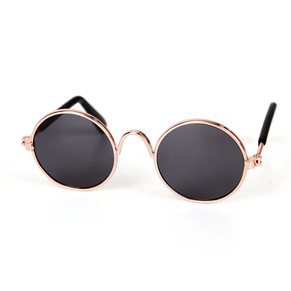 Vintage Pet Sunglasses - Black & Elva