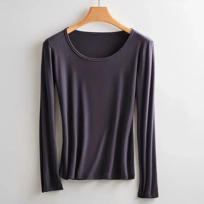 Women's Thermal Velvet Vest - Black & Elva