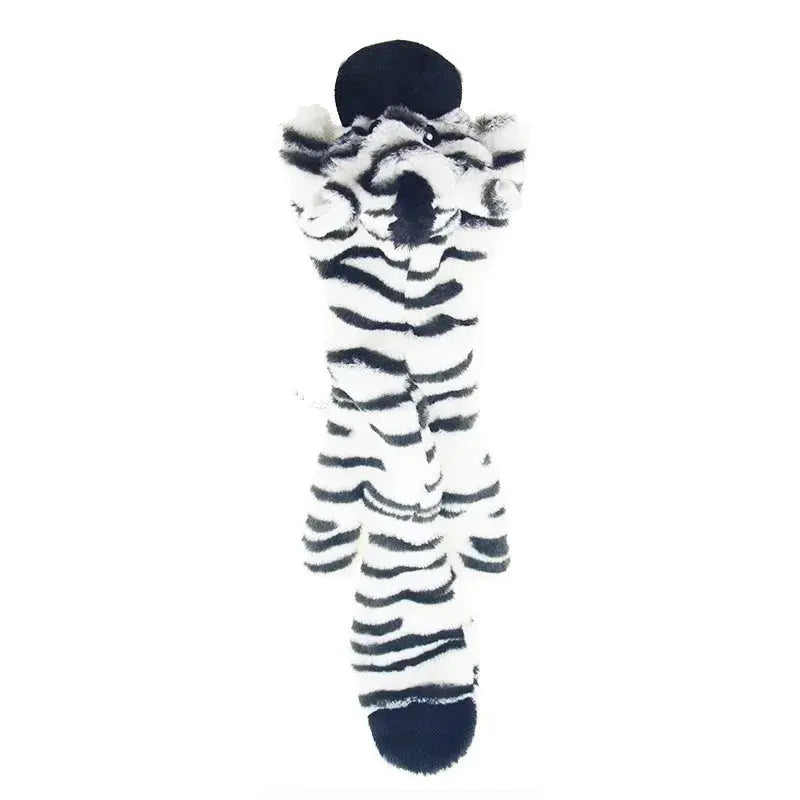 Stuffingless Squeaky Dog Toy - Black & Elva