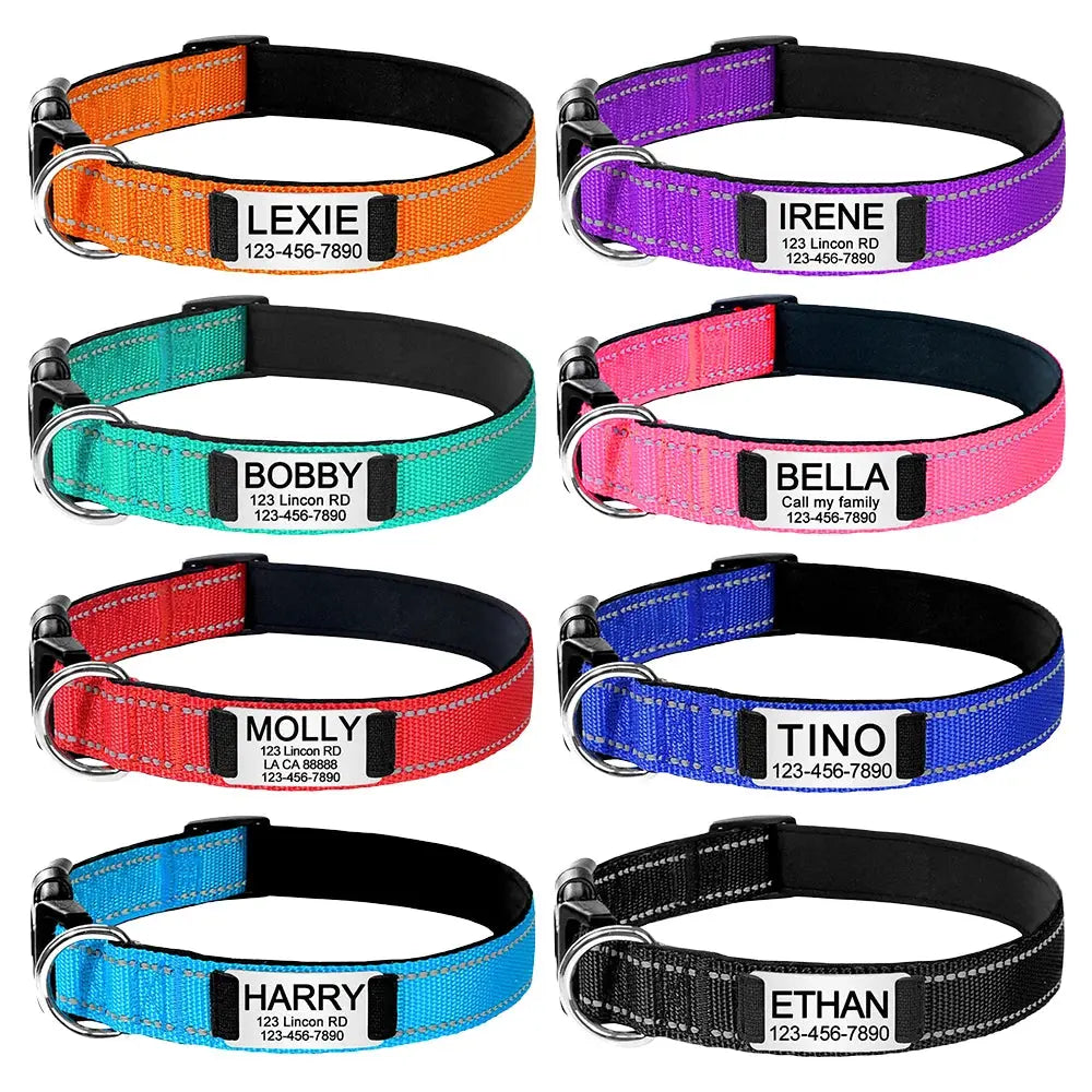 Custom Dog Collar - Black & Elva