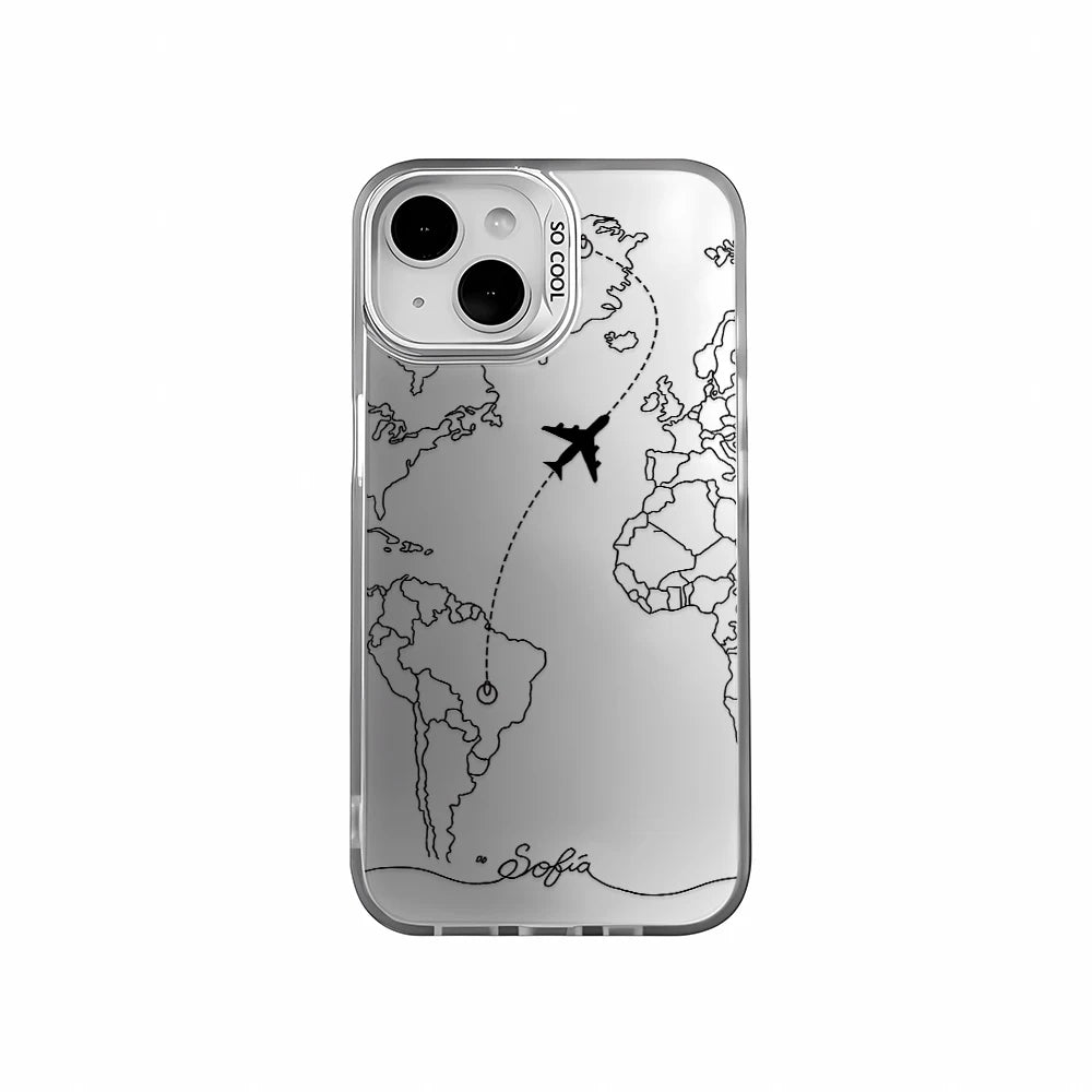 Halloween Cat Pumpkin Phone Case front view with personalized design