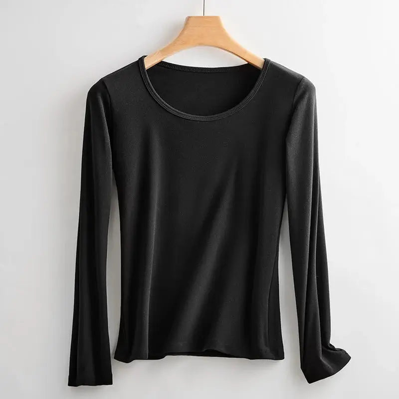 Women's Thermal Velvet Vest - Black & Elva