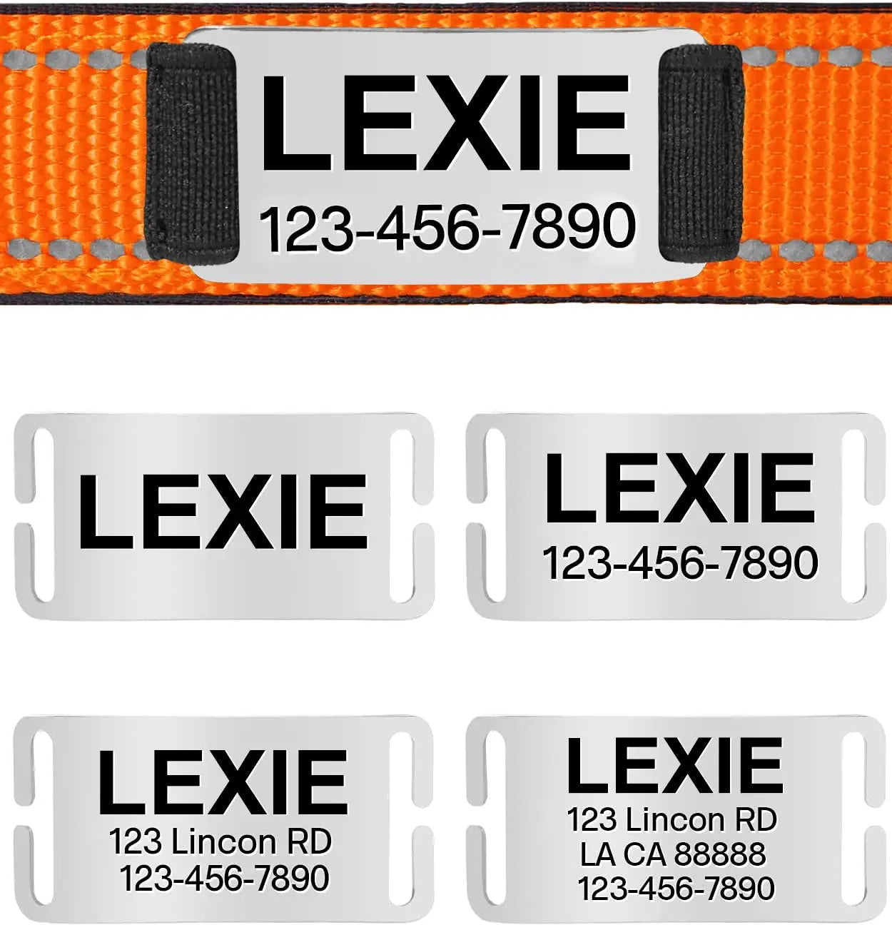 Custom Dog Collar - Black & Elva