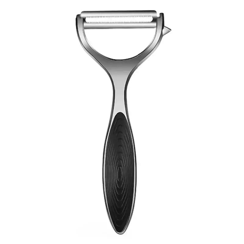 Stainless Steel Vegetable Peeler - Black & Elva