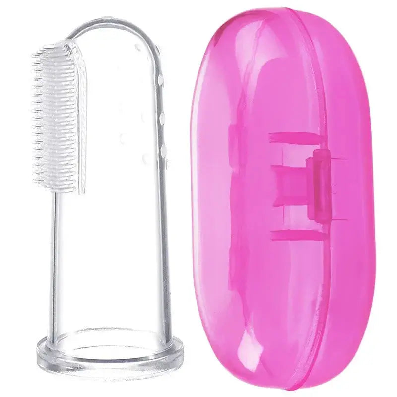 Finger Toothbrush for Dogs - Black & Elva