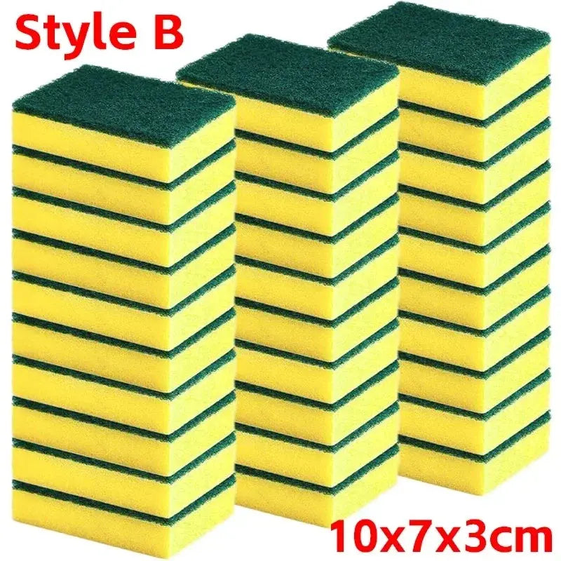 Double-Sided Magic Cleaning Sponge - Black & Elva