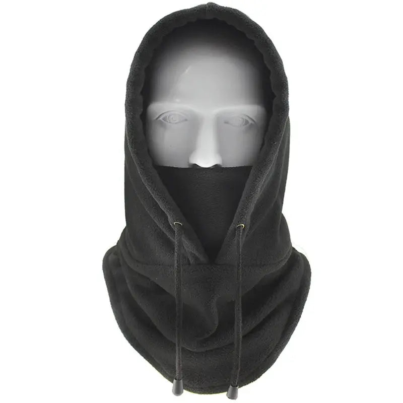 Winter Fleece Neck Warmer - Black & Elva