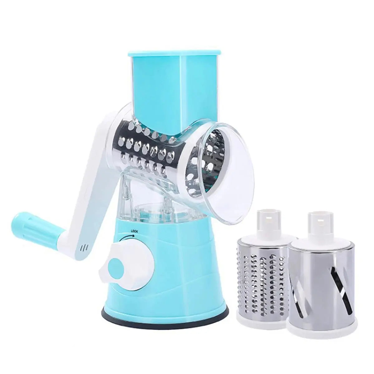 Manual Vegetable Slicer Grater Cutter - Black & Elva