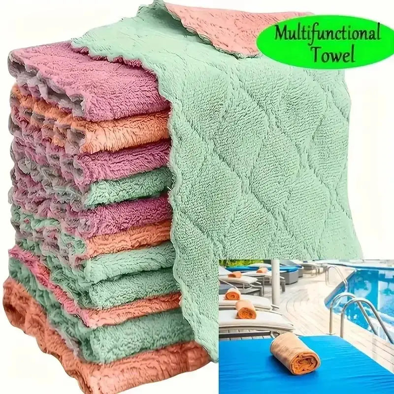 Ultra Absorbent Kitchen Cleaning Towels - Black & Elva