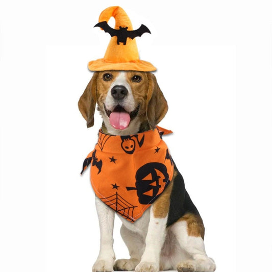 halloween dog bandana