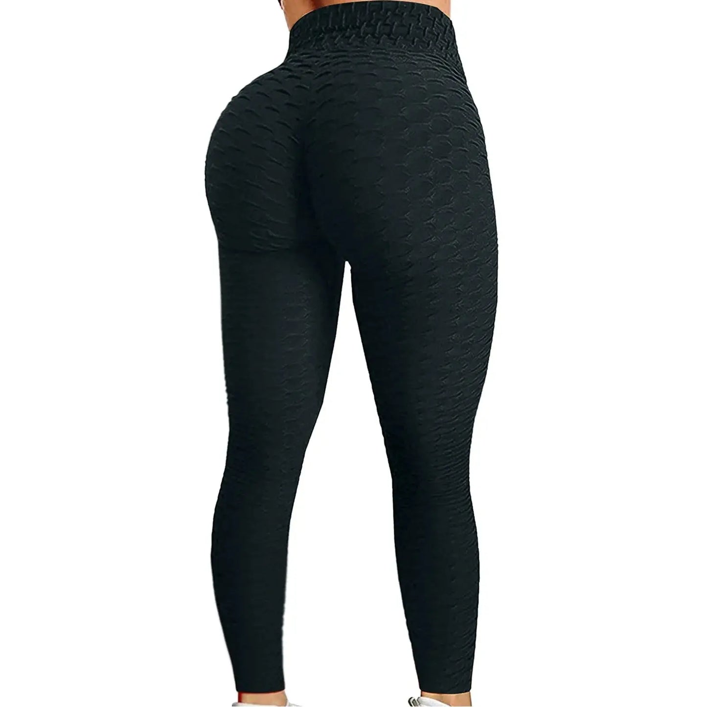Flared High Waist Leggings - Black & Elva