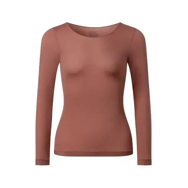 Women Thermal Shirt Pullover - Black & Elva