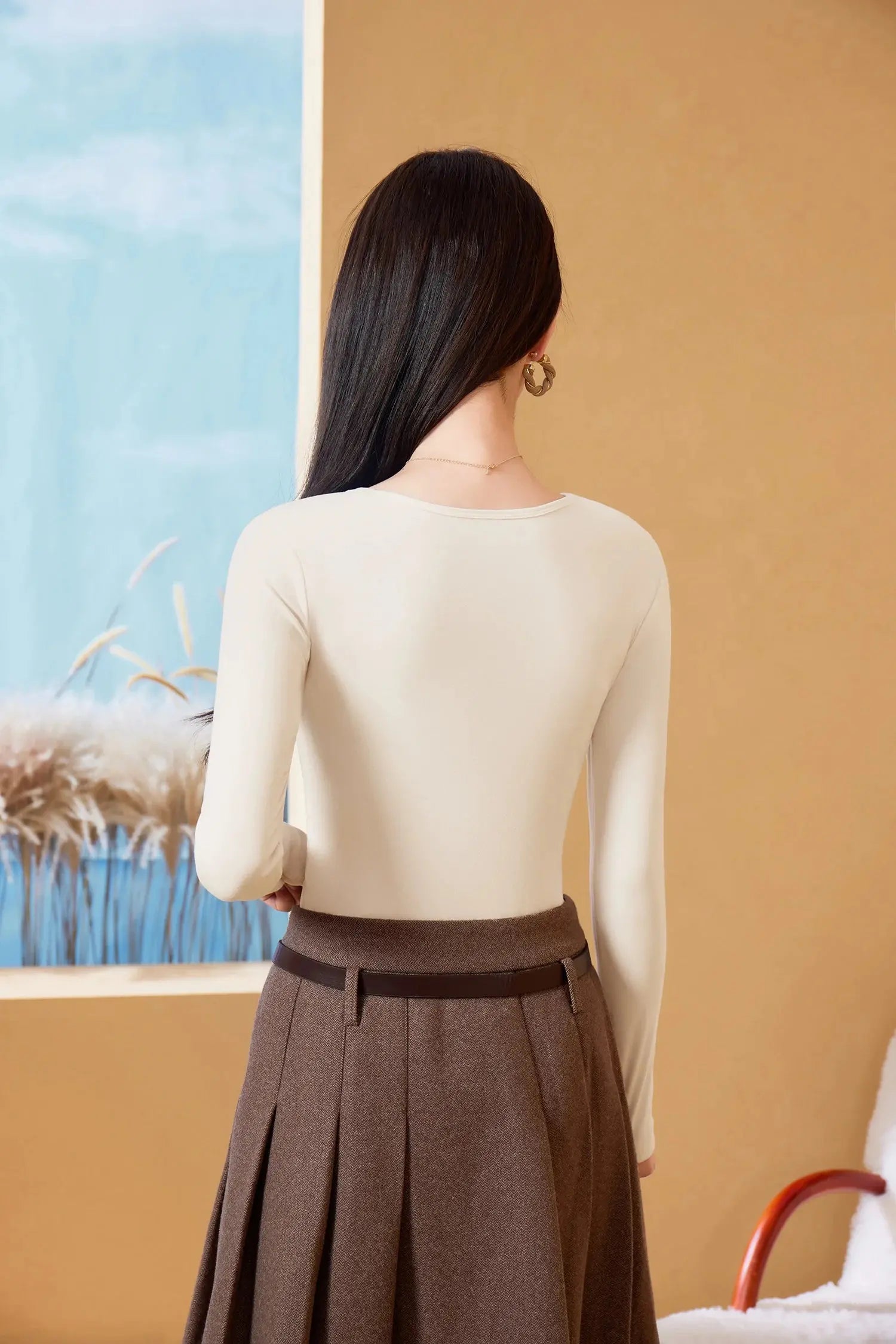Women's Thermal Velvet Vest - Black & Elva