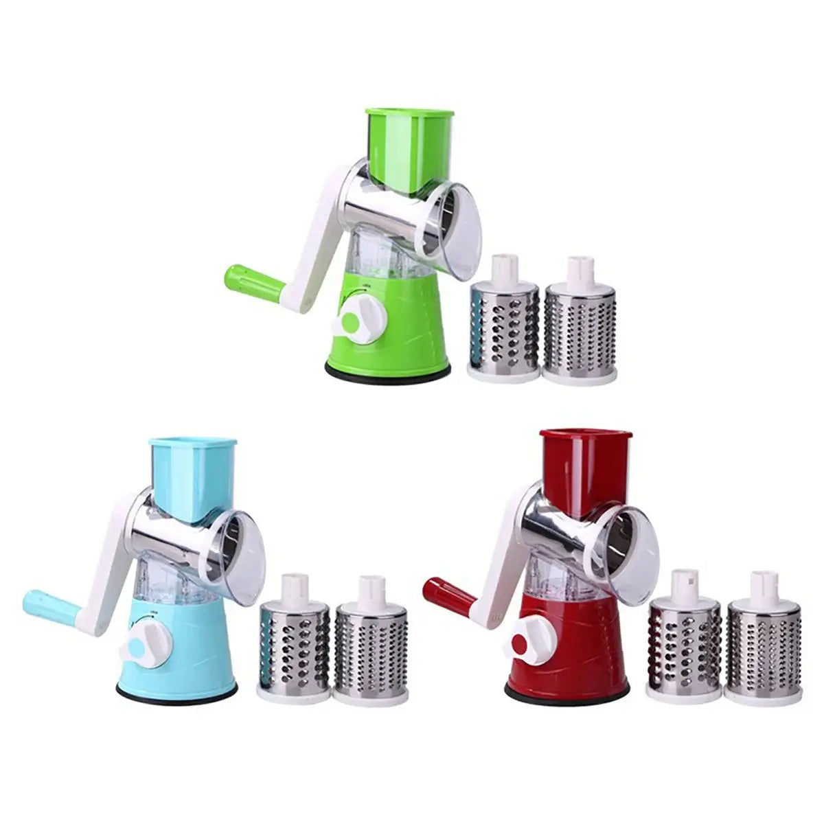 Manual Vegetable Slicer Grater Cutter - Black & Elva